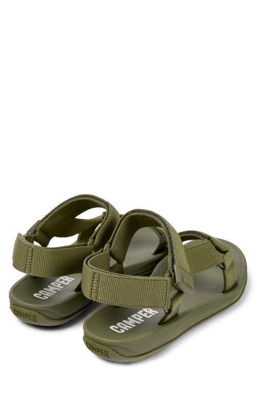 CAMPER Match Sandal In Medium Green Product Image