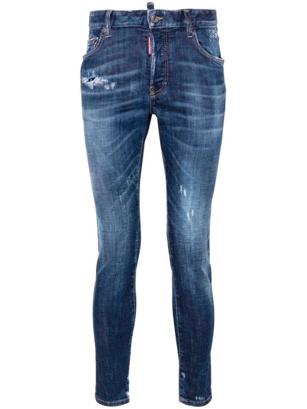 DSQUARED2 Super Twinky Skinny Jeans In Blue Navy Product Image