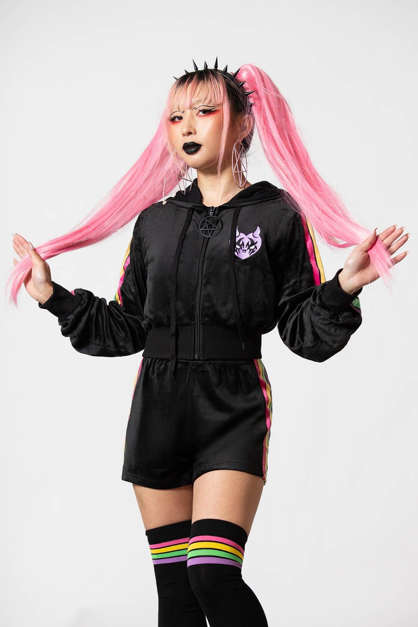 Coven Chill Velour Hoodie Female Product Image