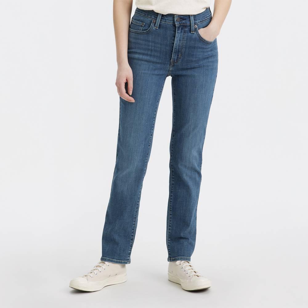 Women's Levi's® 724™ High Rise Straight Jeans, Size: 25(US 0)Medium, Way Way Back Product Image