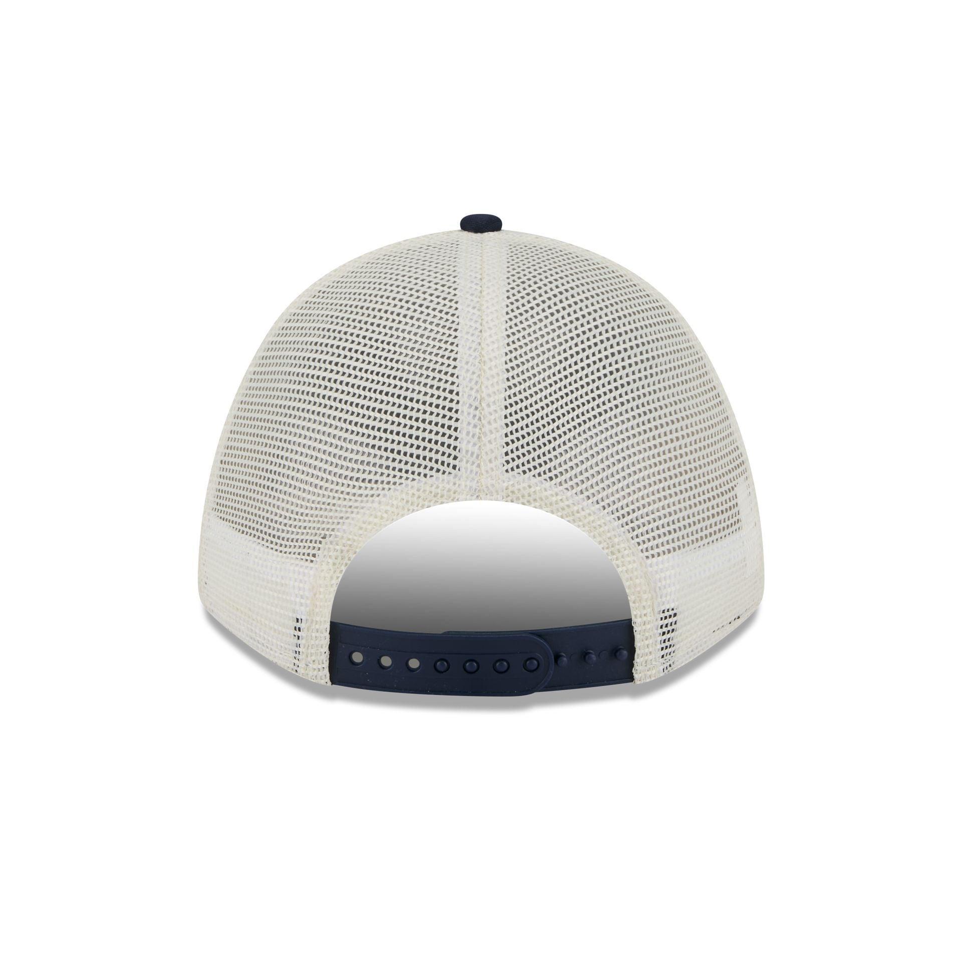 Seattle Mariners Chrome Arch 9FORTY M-Crown A-Frame Trucker Hat Male Product Image