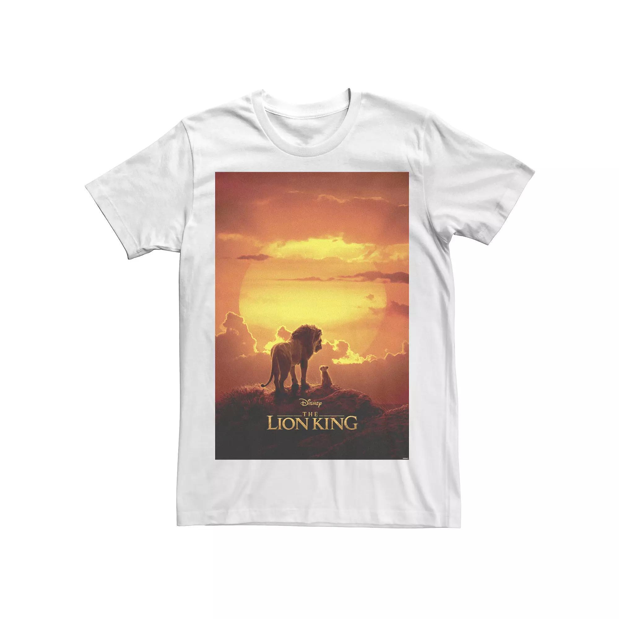 Disney's The Lion King Pride Rock Live Action Movie Poster Men's Tee,  Product Image