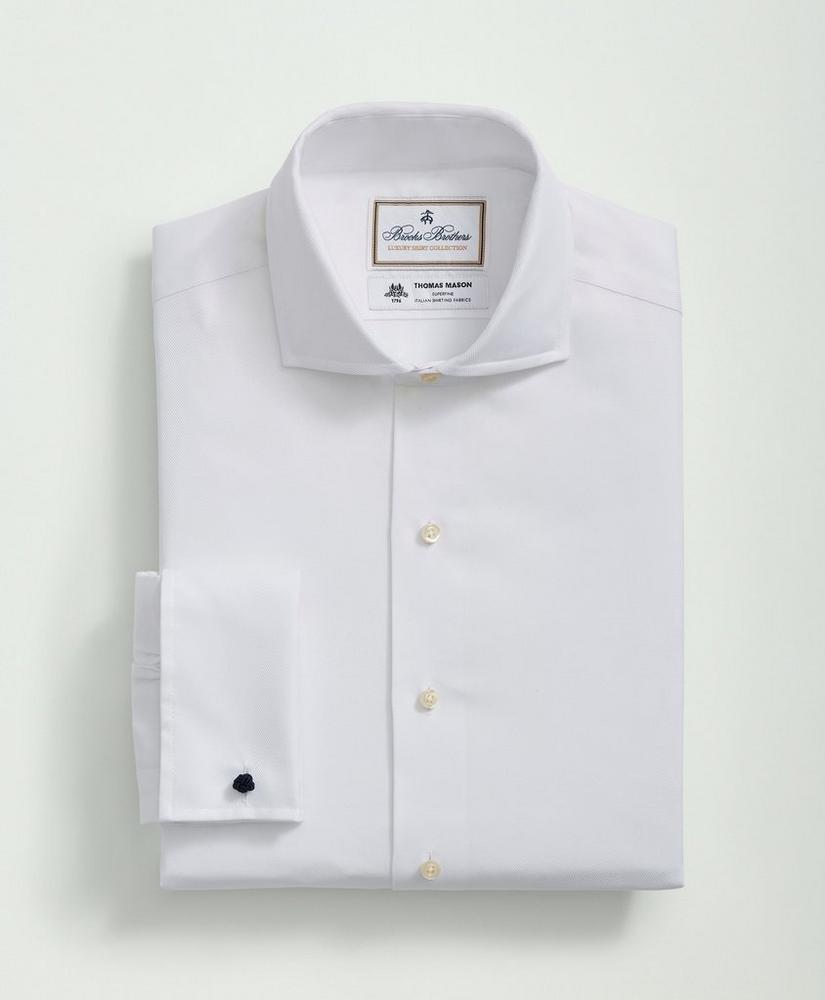 Brooks Brothers X Thomas Mason® Cotton Twill Londoner Collar Dress Shirt Product Image