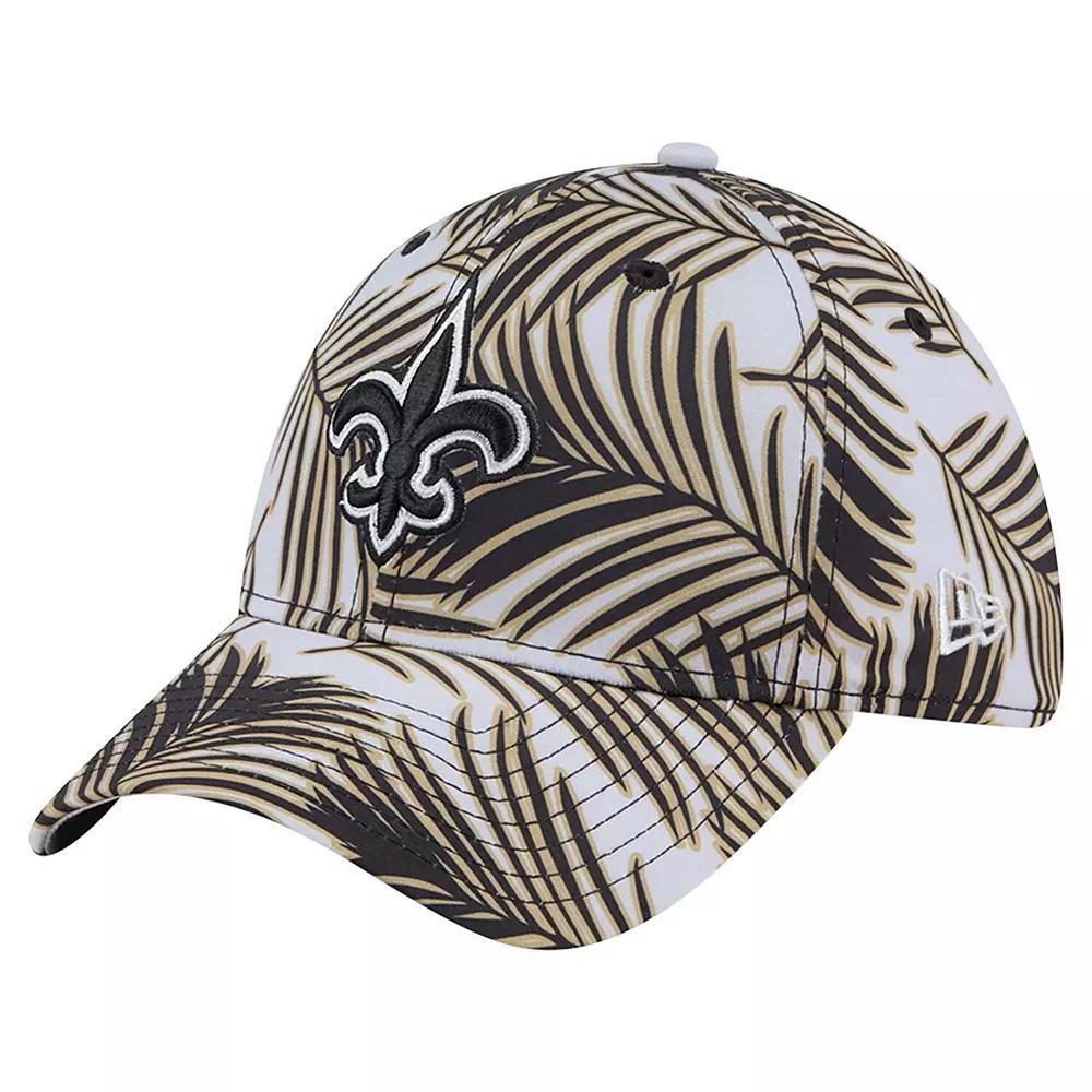 Men's New Era Gray New Orleans Saints Palms 39THIRTY Flex Hat, Size: Small/Medium, Grey Product Image