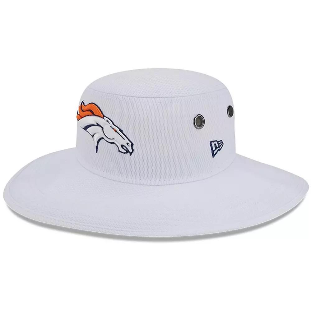 Men's New Era White Denver Broncos 2023 NFL Training Camp Panama Bucket Hat Product Image