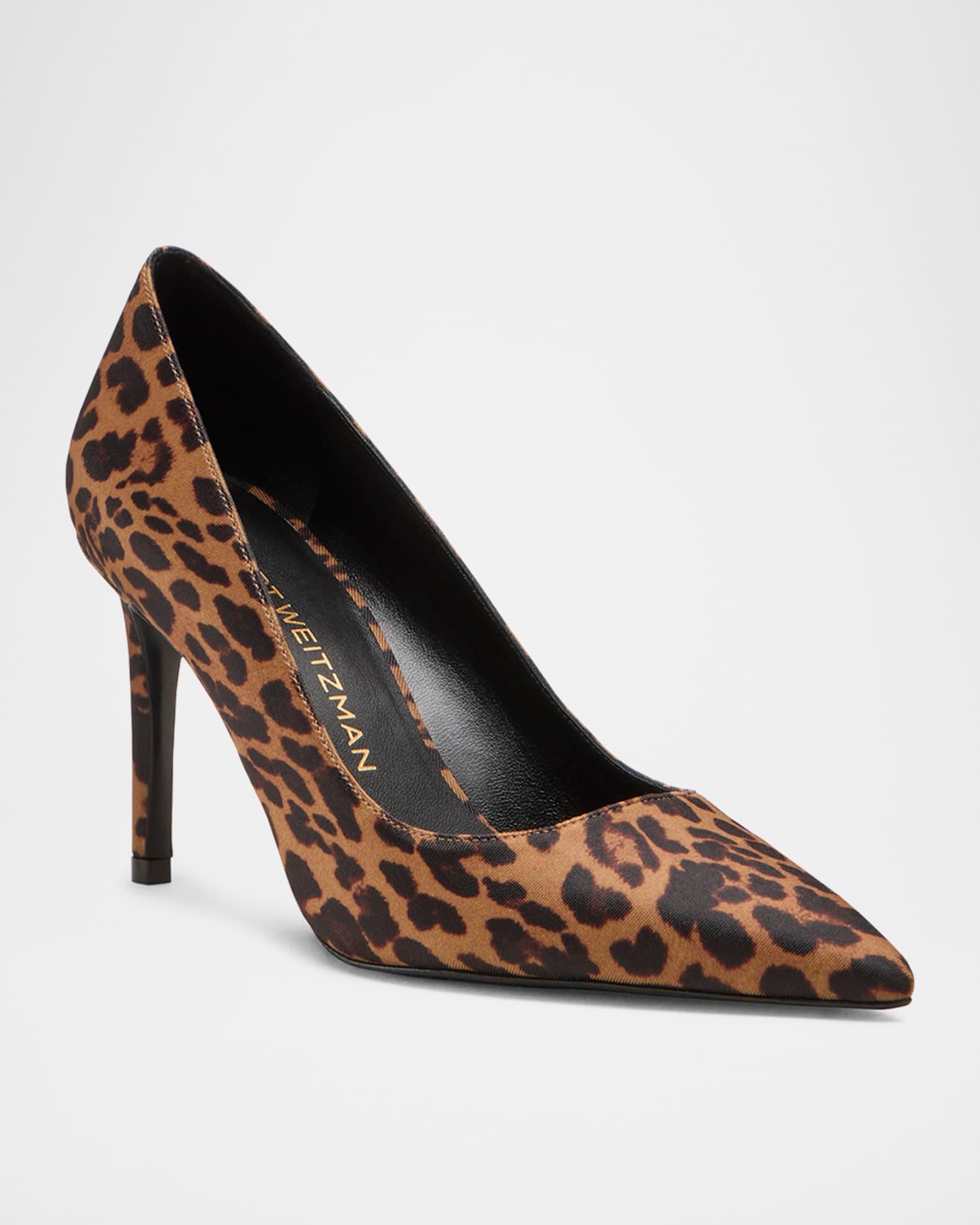 Stuart Power 85 Leopard-Print Pumps Product Image