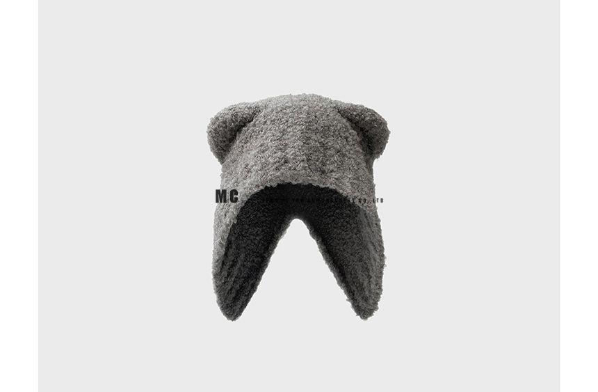 Bear Ear Knit Beanie Product Image