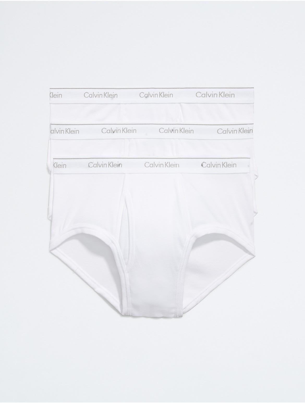 Men's Calvin Klein 3-Pack Cotton Classic Briefs, Size: Small, Black Product Image