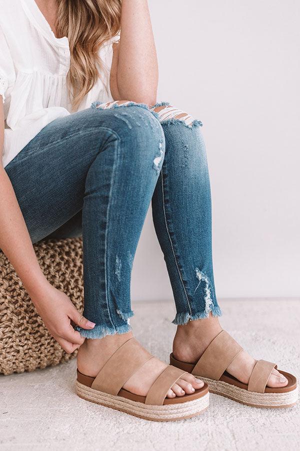 The Lola Espadrille In Iced Latte Product Image