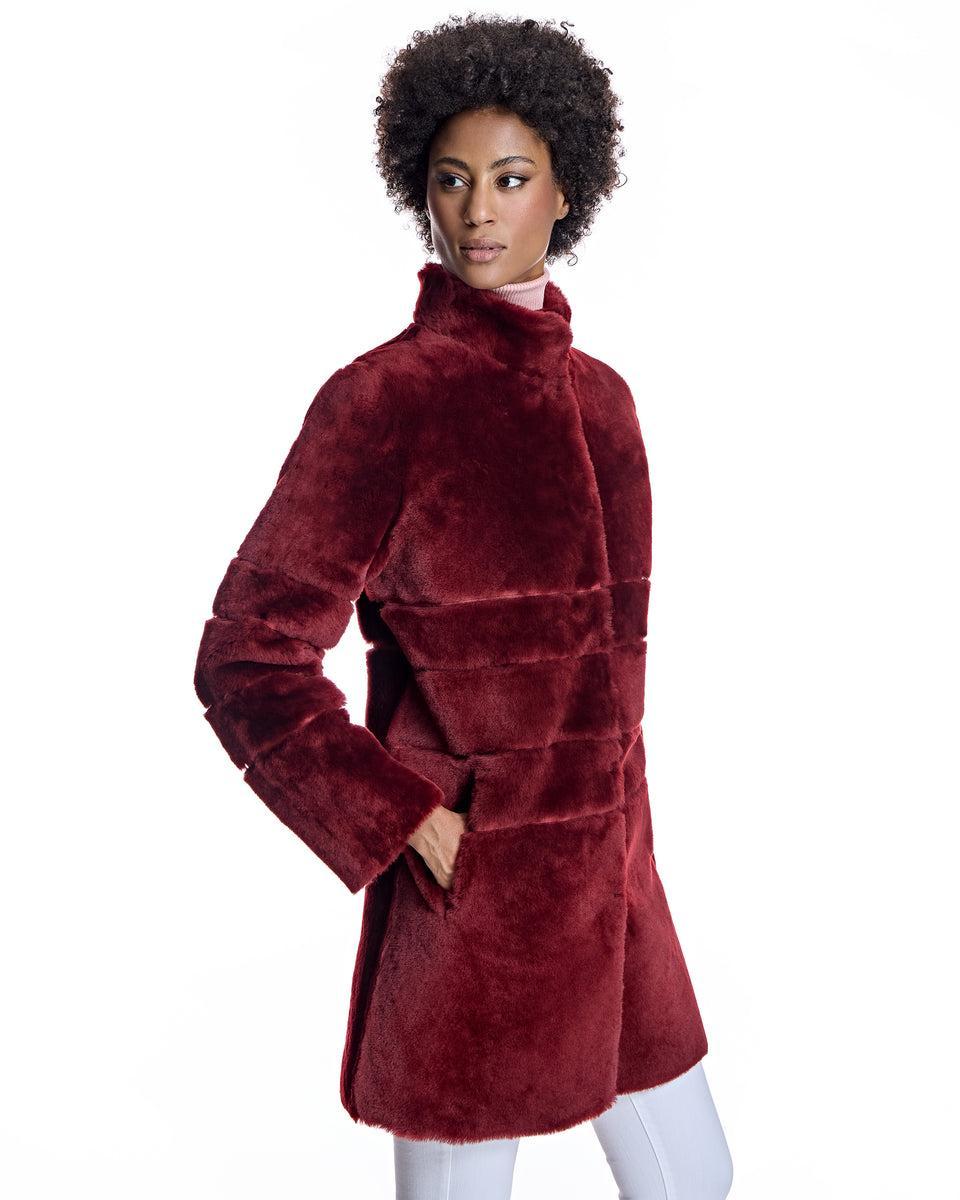 Maximilian Horizontal Shearling Jacket-Maximilian Product Image