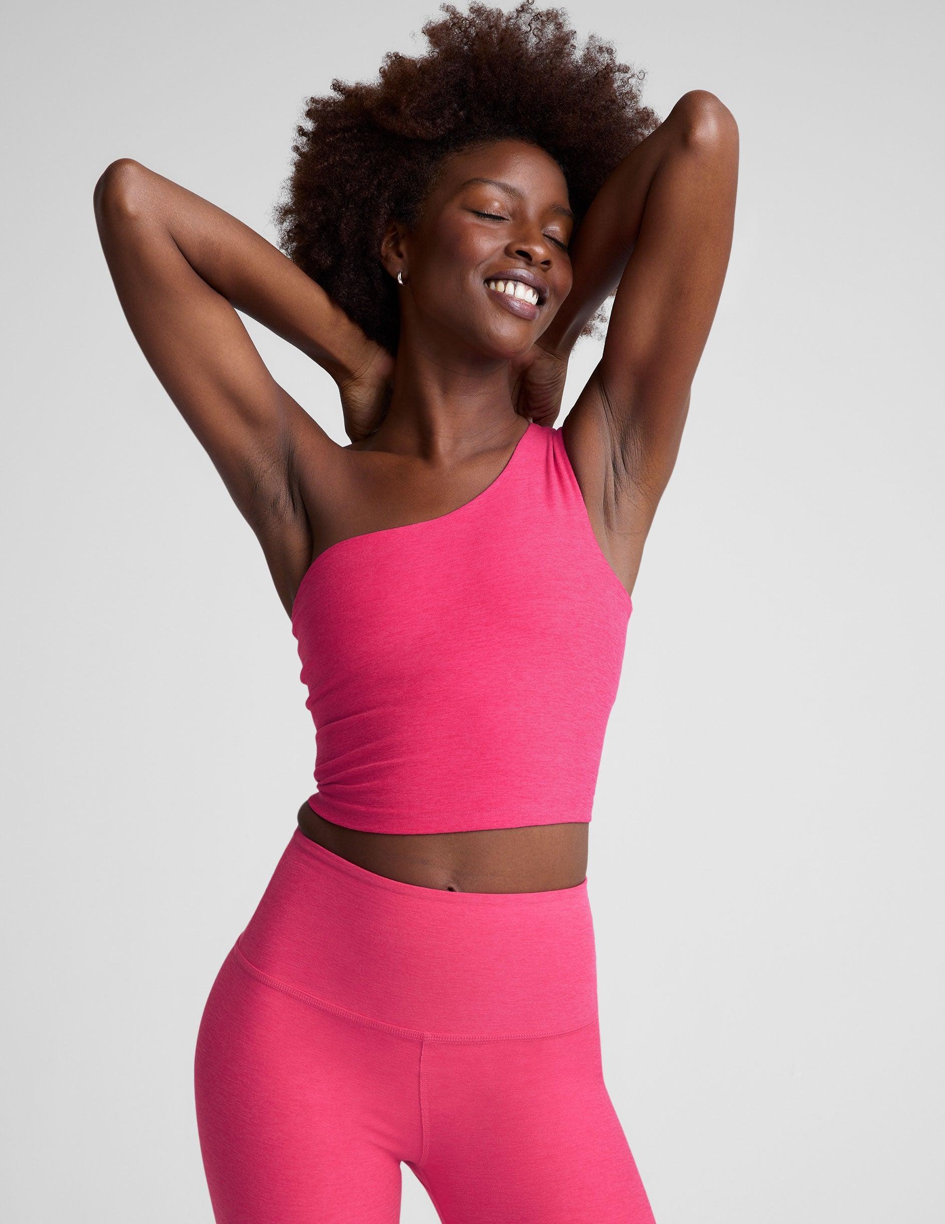 Spacedye The Bold Shoulder Cropped Tank Product Image