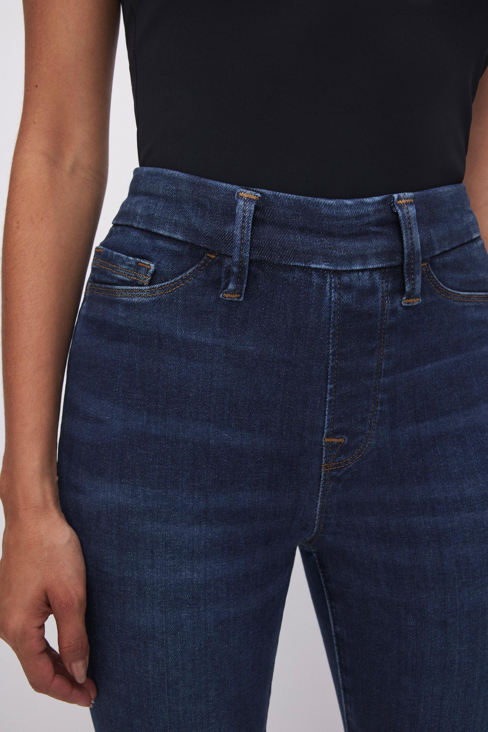 POWER STRETCH PULL-ON SKINNY JEANS | INDIGO491 Product Image