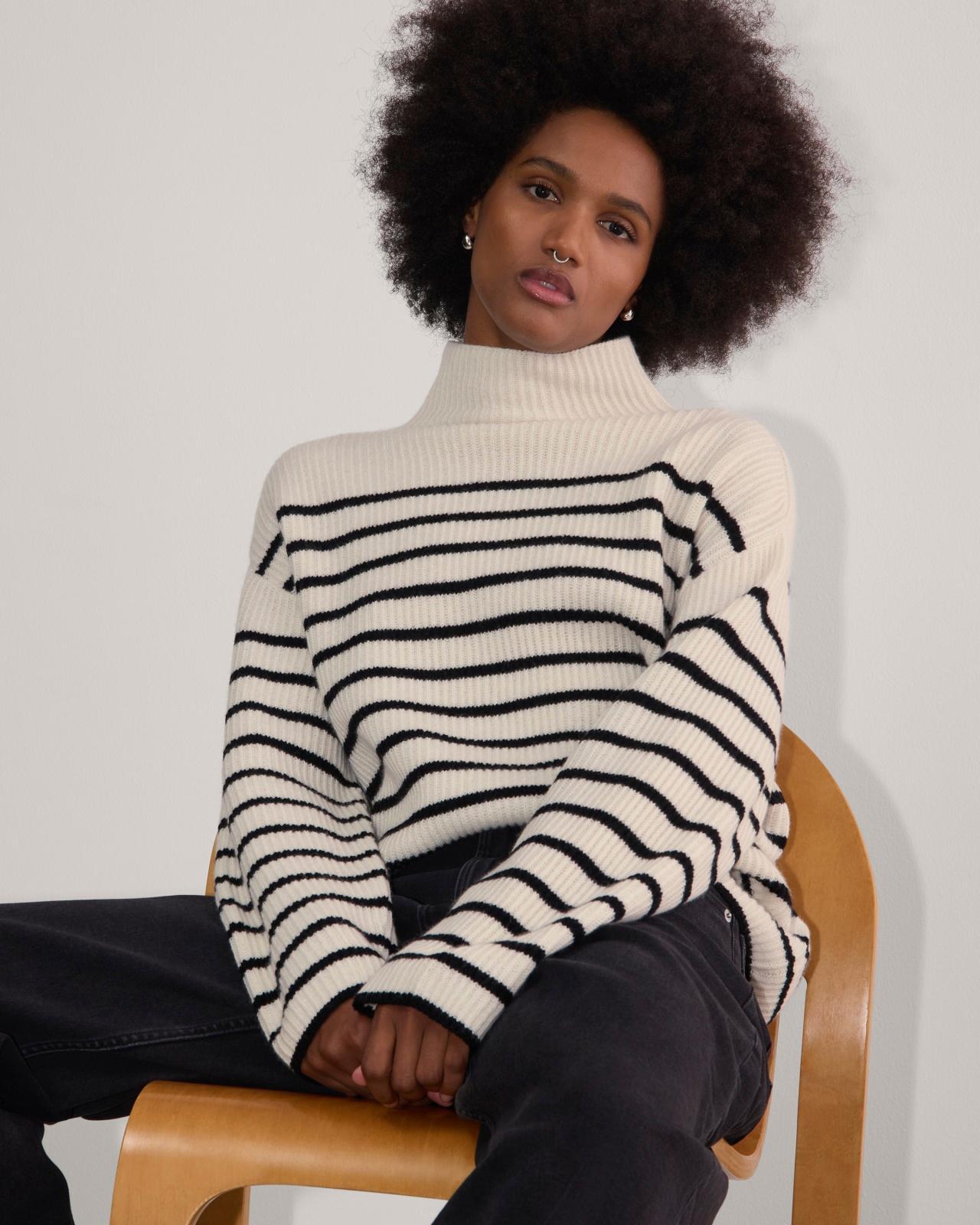 Womens Fisherman Turtleneck in Wool Cashmere Sweater by Everlane Product Image