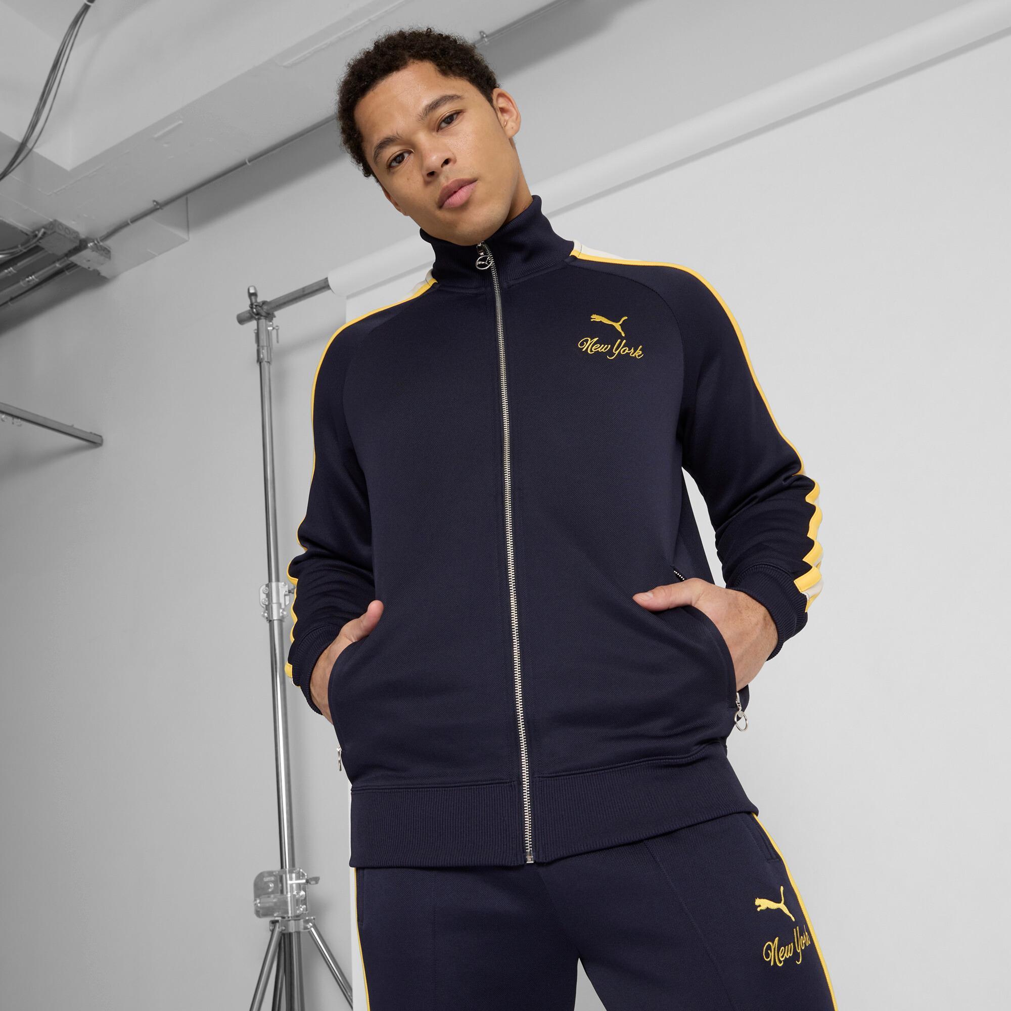 PUMA T7 Bright Lights NYC Flagship Mens Track Jacket Product Image