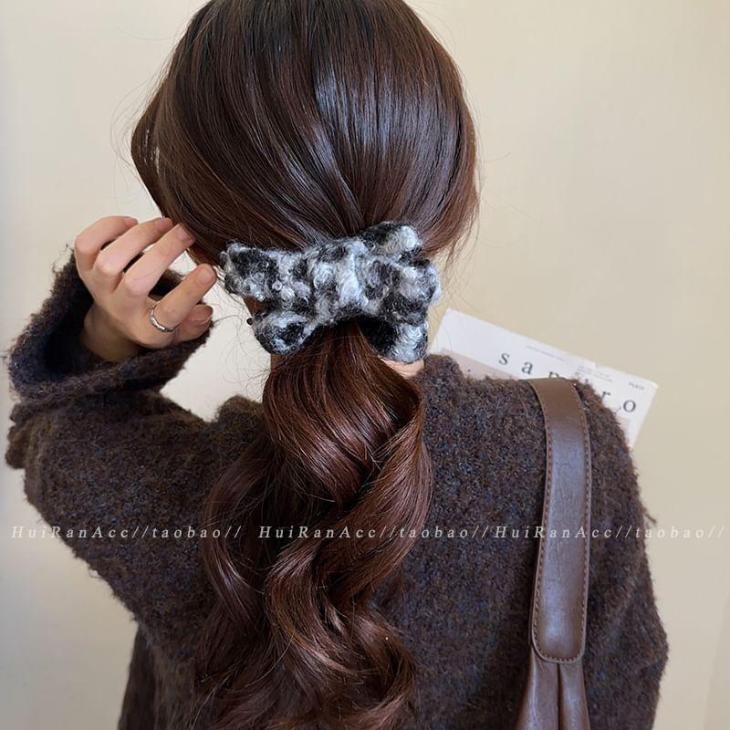 Leopard Print Bowknot Hair Clip Product Image