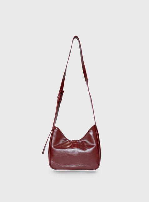 Heston Buckle Detail Bag Red Product Image