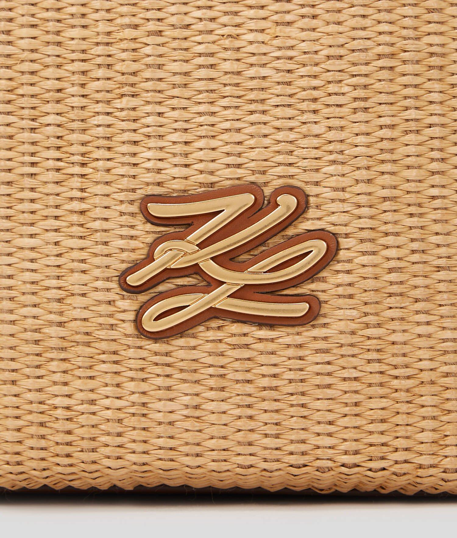 K/AUTOGRAPH RAFFIA SMALL BUCKET BAG Product Image