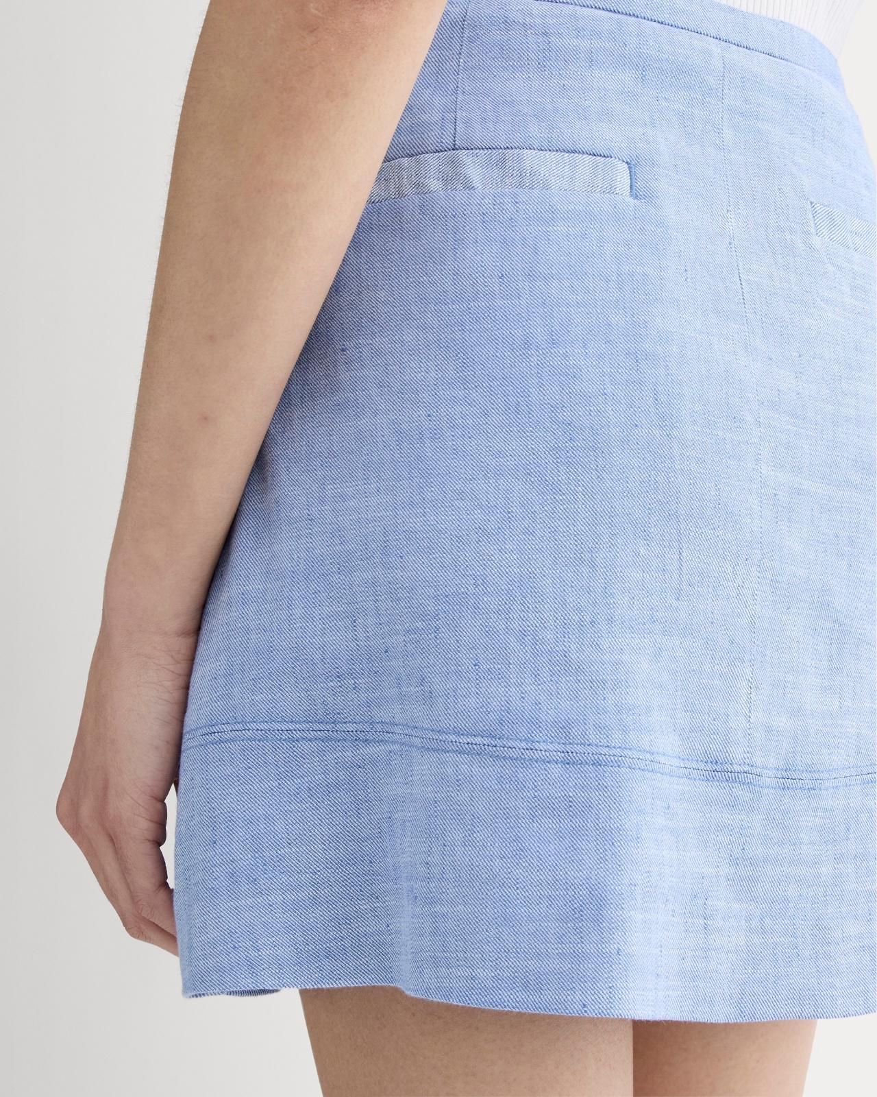 Womens Mini Skirt in Stretch Linen by Everlane Product Image