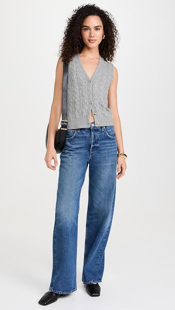 Vince Cable Button Vest | Shopbop Product Image