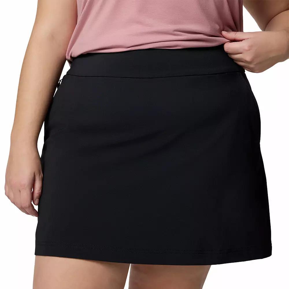 Plus Size Columbia All Seasons Skort, Women's, Size: 2XL, Black Product Image