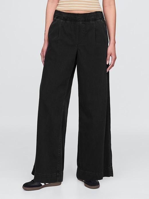 Mid Rise UltraSoft Easy Baggy Jeans Product Image