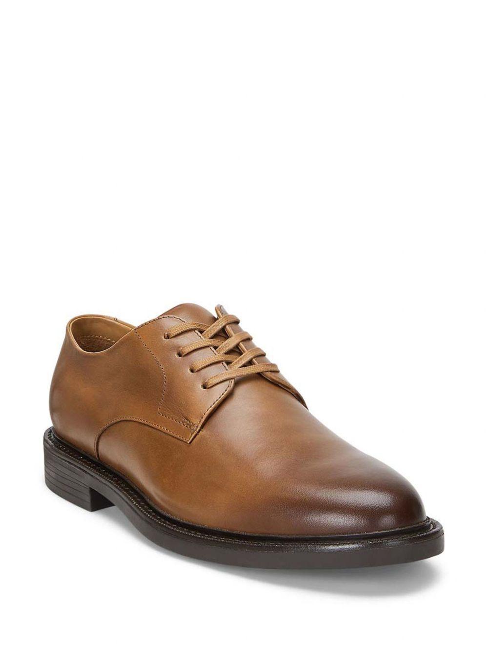 POLO RALPH LAUREN Asher Derby Shoes In Tan Product Image