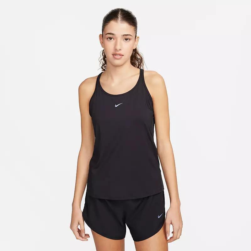 Women's Nike One Classic Dri-FIT Strappy Tank Top, Size: Large, Black Product Image