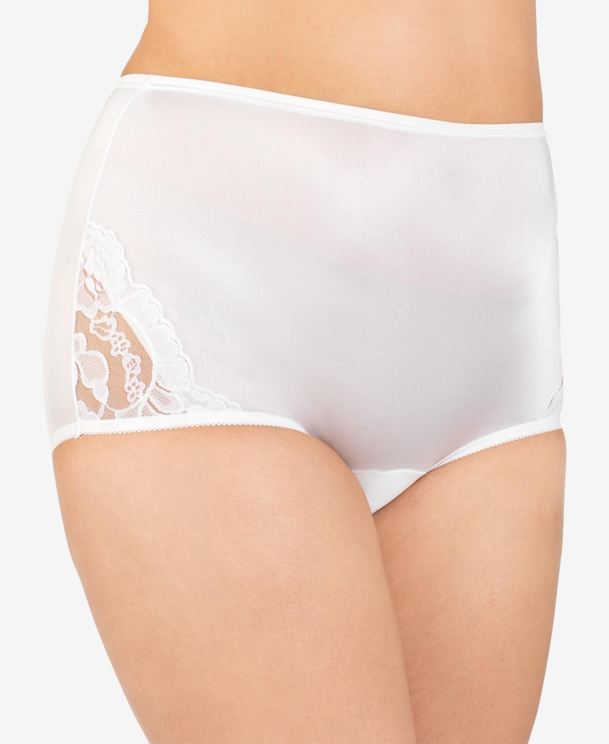 Women's Vanity Fair Lingerie® Perfectly Yours Lace Nouveau Brief Panty 13001, Size: 8, Candleglow Product Image