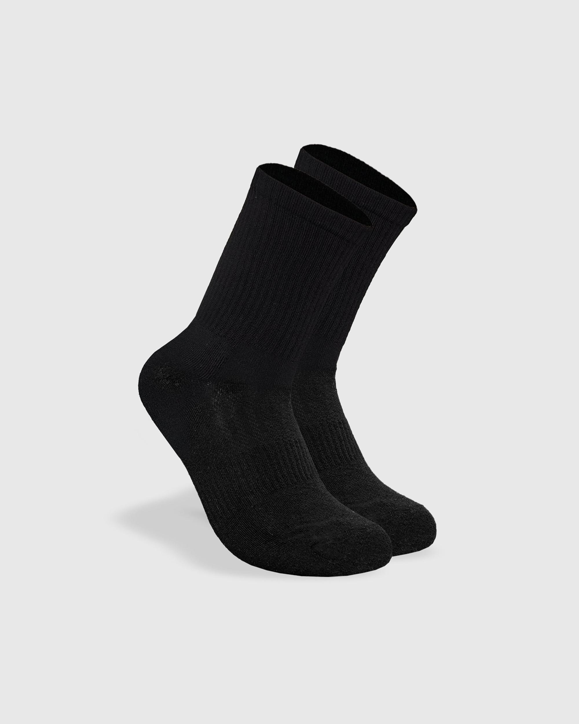 Black Half Crew Socks 3-Pack Product Image