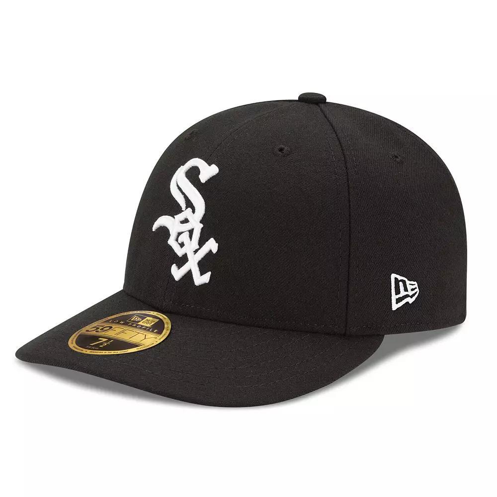 Men's New Era Black Chicago White Sox Authentic Collection On Field Low Profile Game 59FIFTY Fitted Hat,  Product Image