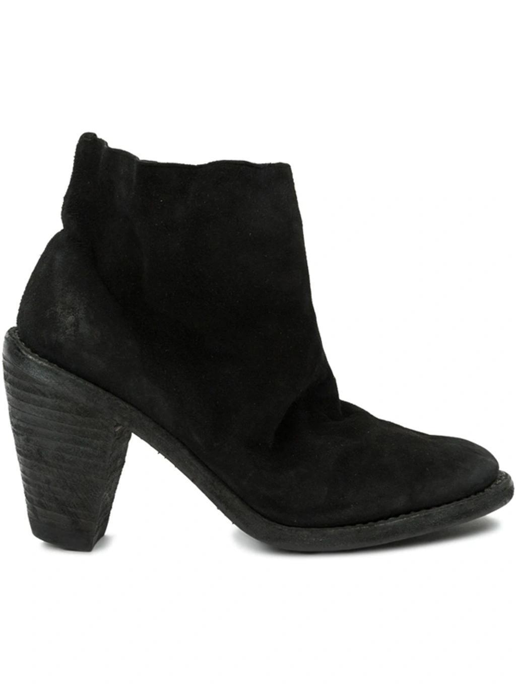 GUIDI Tapered Heel Ankle Boots In Black Product Image