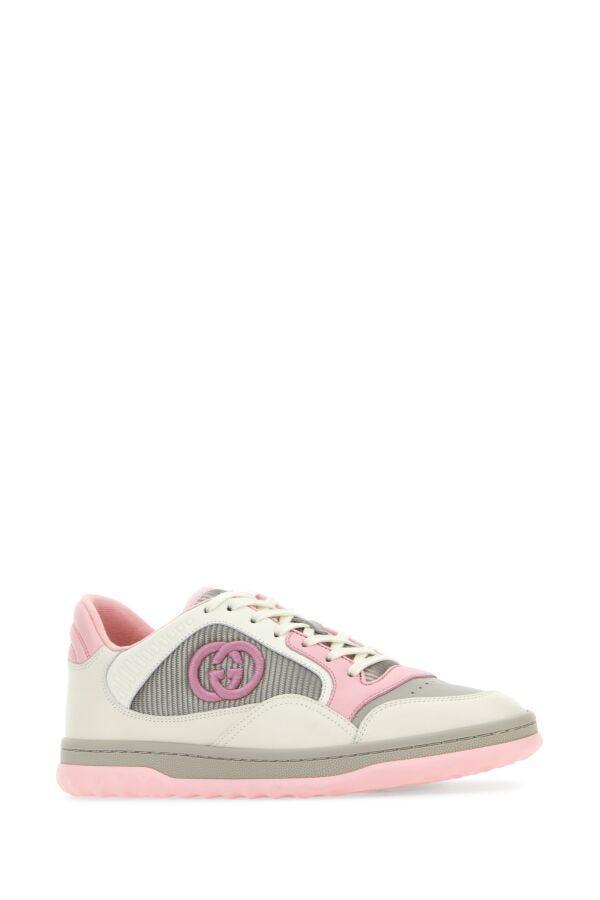 GUCCI Mac80 Leather Sneakers In Pink Product Image