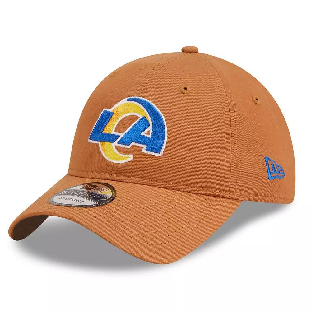 Men's New Era Brown Los Angeles Rams Core Classic 2.0 9TWENTY Adjustable Hat Product Image