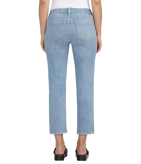 Jag Jeans Ruby Mid Rise Straight Leg Cropped Jeans Product Image