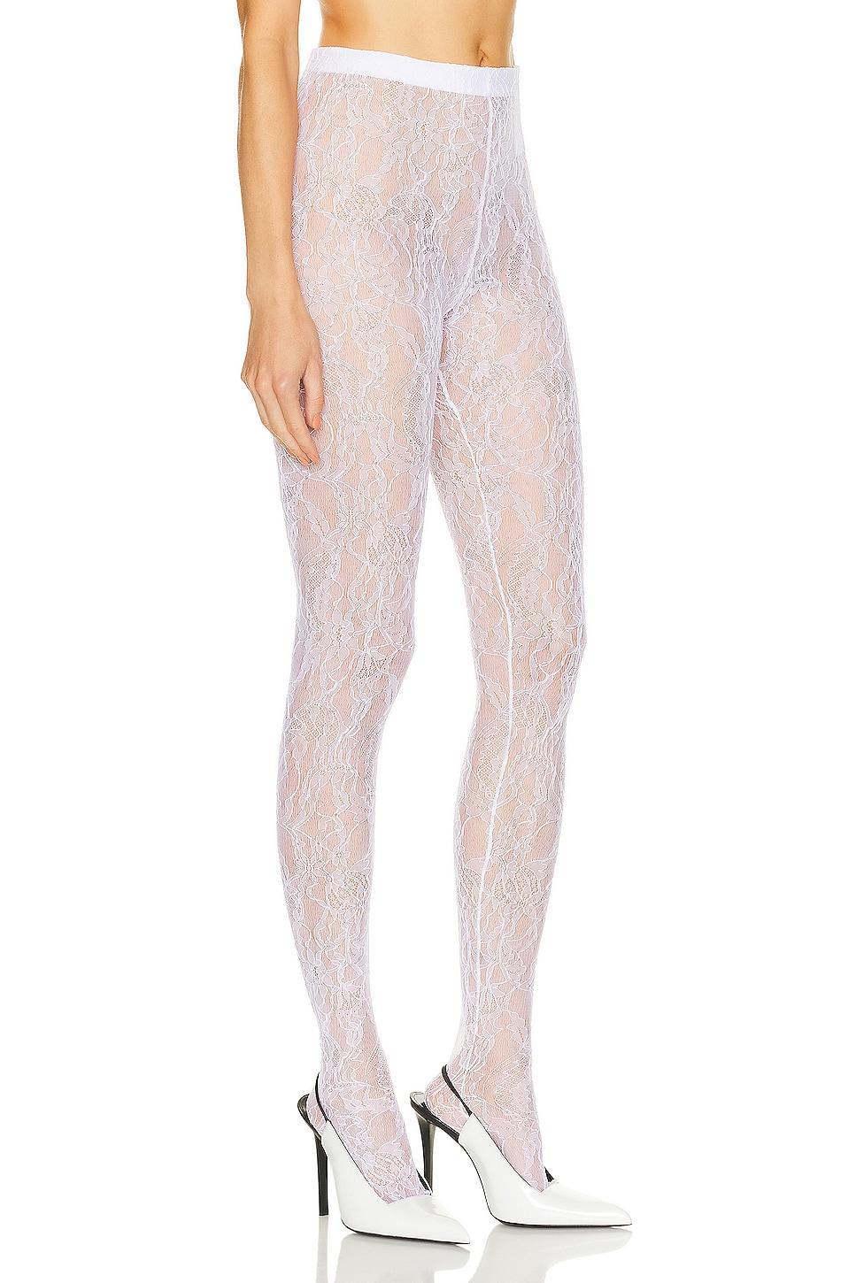 WARDROBE.NYC Lace Tights Product Image