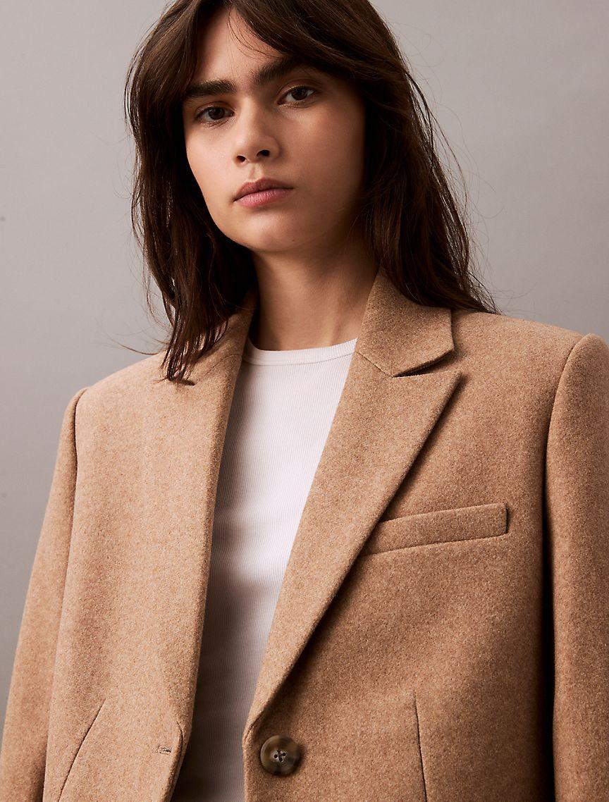 Tailored Single Breasted Coat Product Image