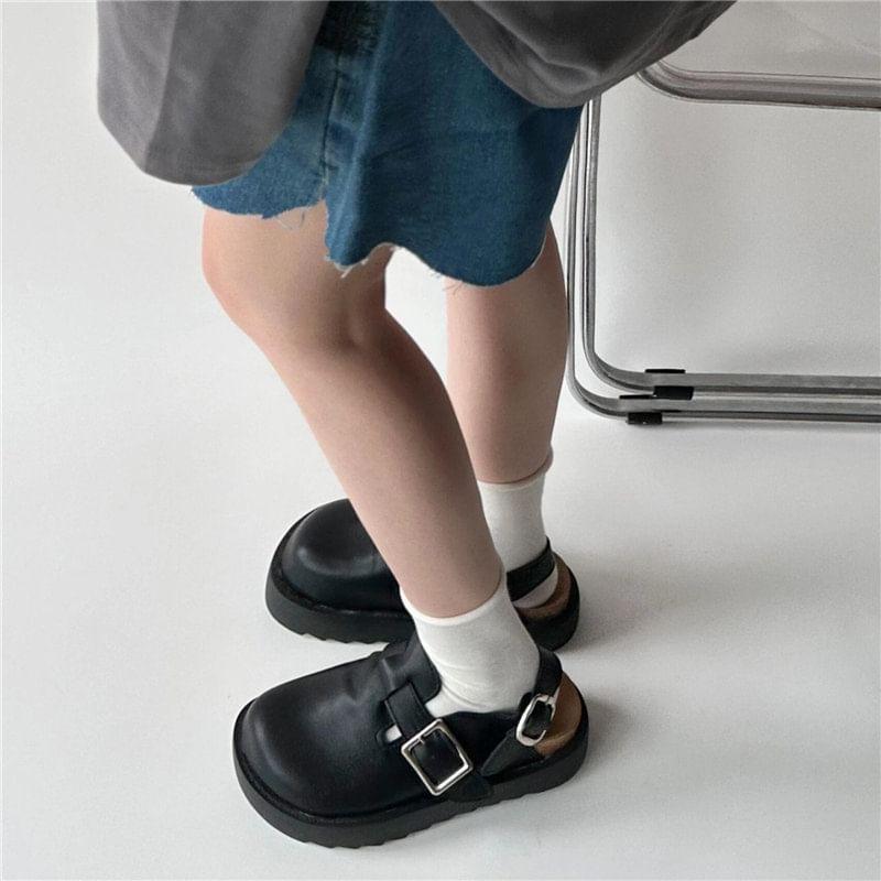 Platform Buckled Slingback Sandals Product Image