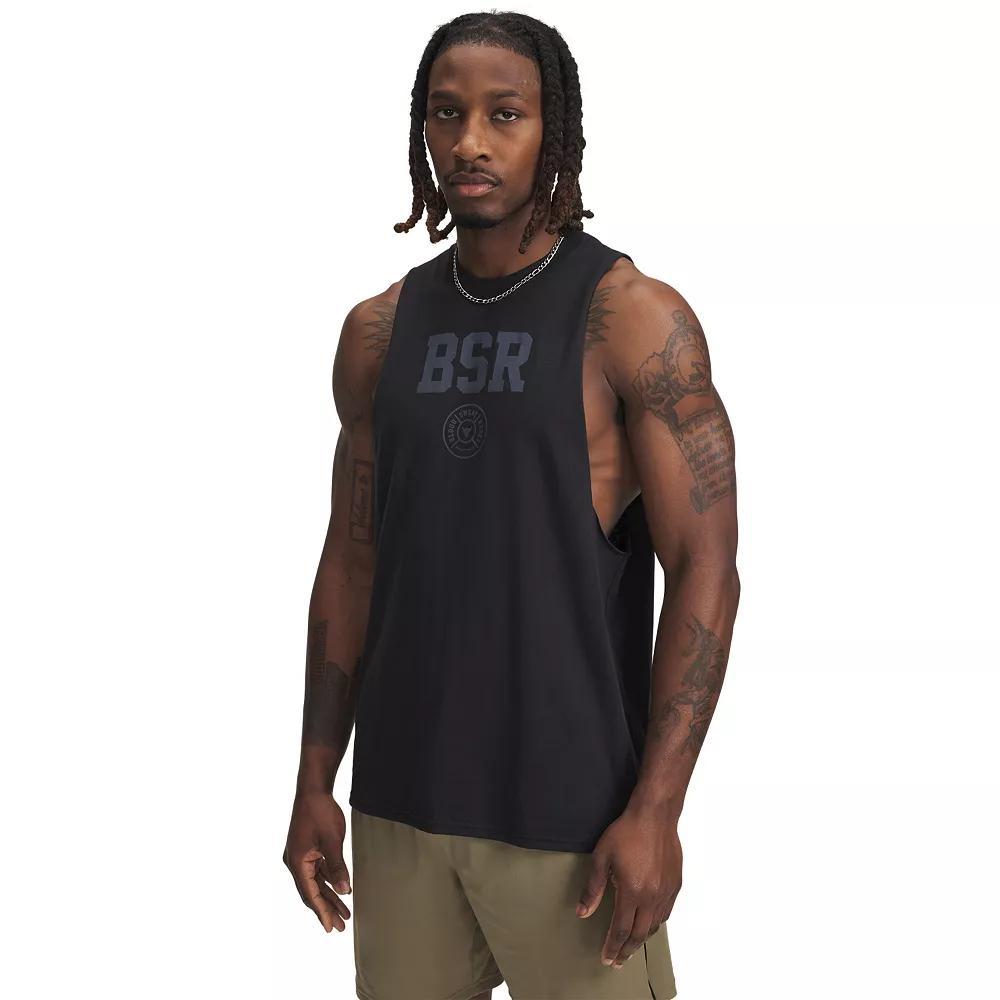 Men's Under Armour Project Rock BSR Tank Top, Size: Large, Black Product Image