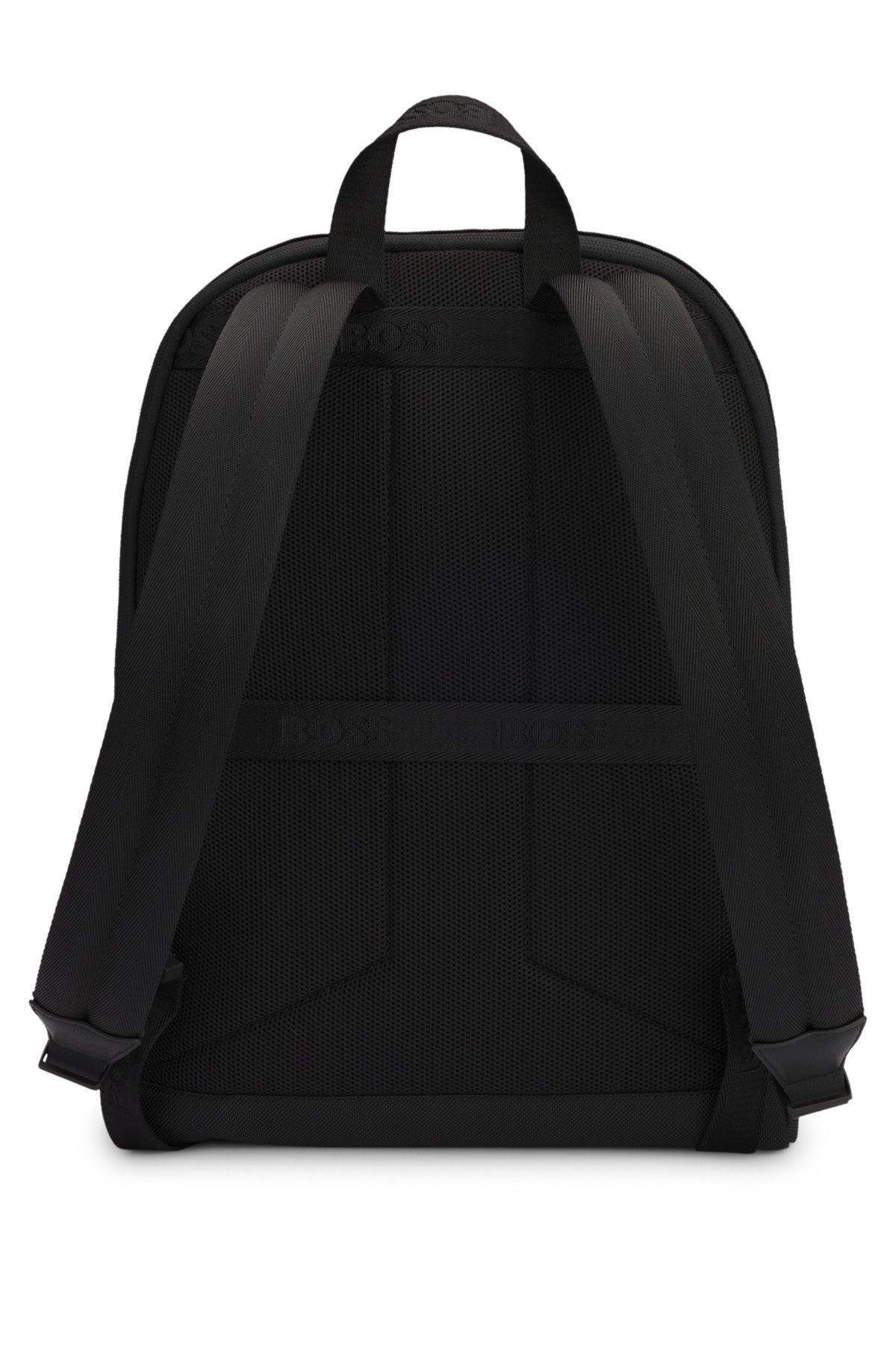 Structured backpack with signature trims Product Image