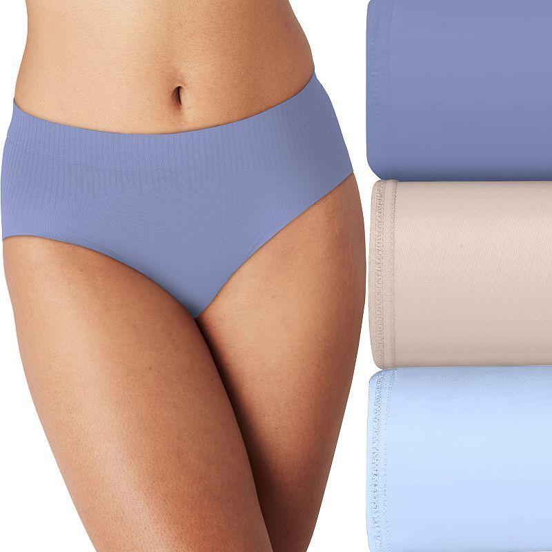 Womens Bali Comfort Revolution 3-Pack Modern Seamless Brief Panties DFMSB3 Product Image