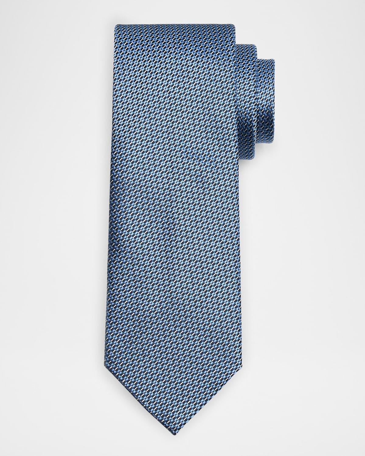 Men's Micro-Woven Silk Tie Product Image