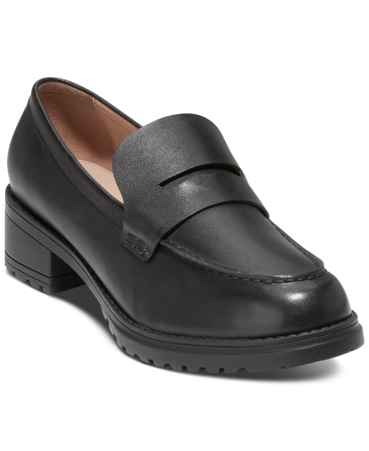 Cole Haan Camea Lug Loafer (Irish Coffee Leather) Women's Flat Shoes Product Image