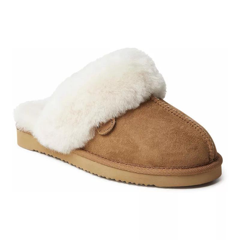 Fireside by Dearfoams Sydney Scuff Women's Slippers, Size: 6, Brown Product Image