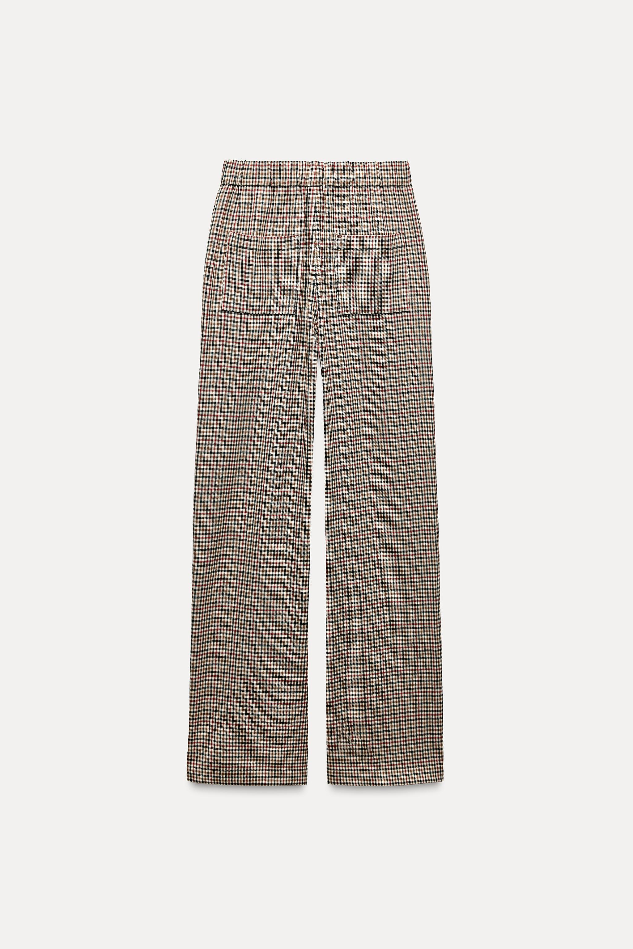 PLAID PANTS ZW COLLECTION Product Image