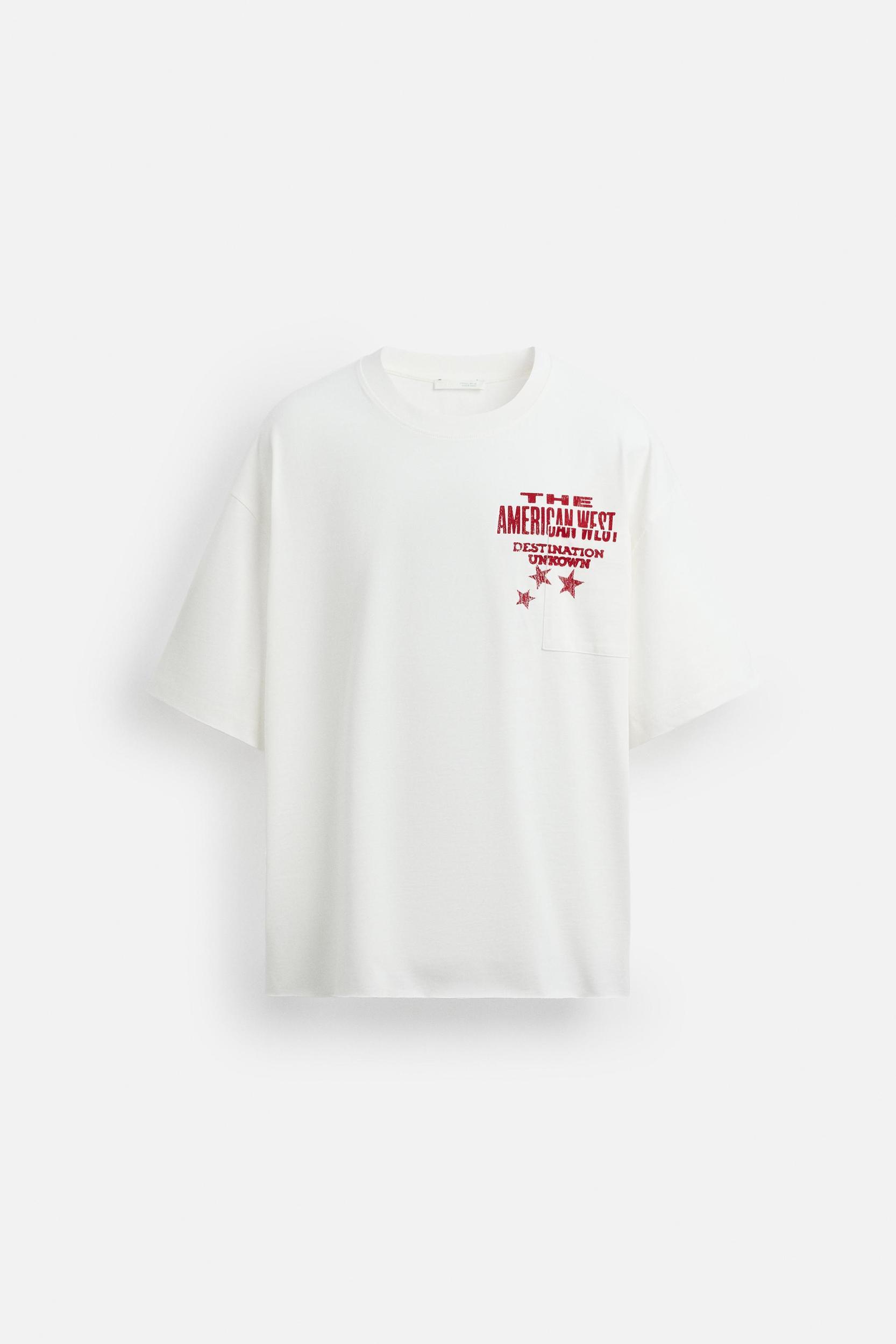 WASHED PRINT T-SHIRT Product Image