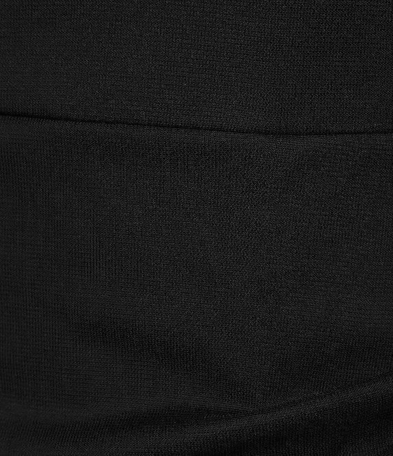 Alex Evenings Petite Size Sleeveless Beaded Halter Neck Cascade Ruffle Gown Product Image