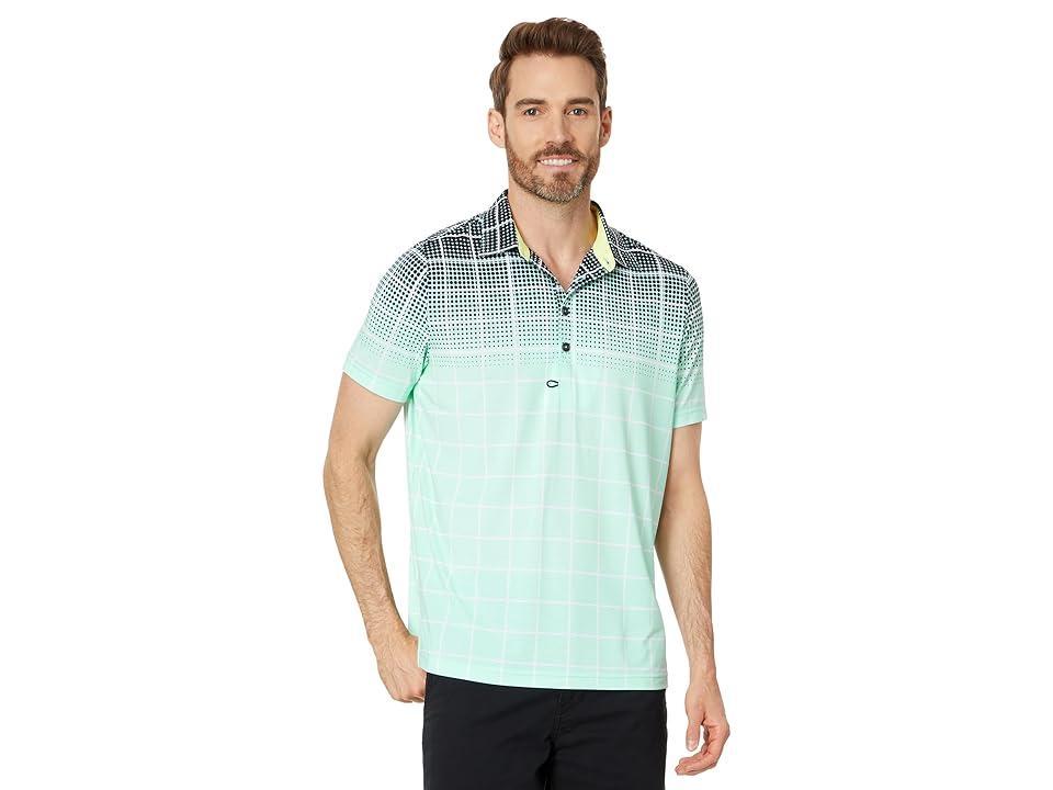 Jamie Sadock Halftone Short Sleeve Polo (Jet) Men's Short Sleeve Knit Product Image