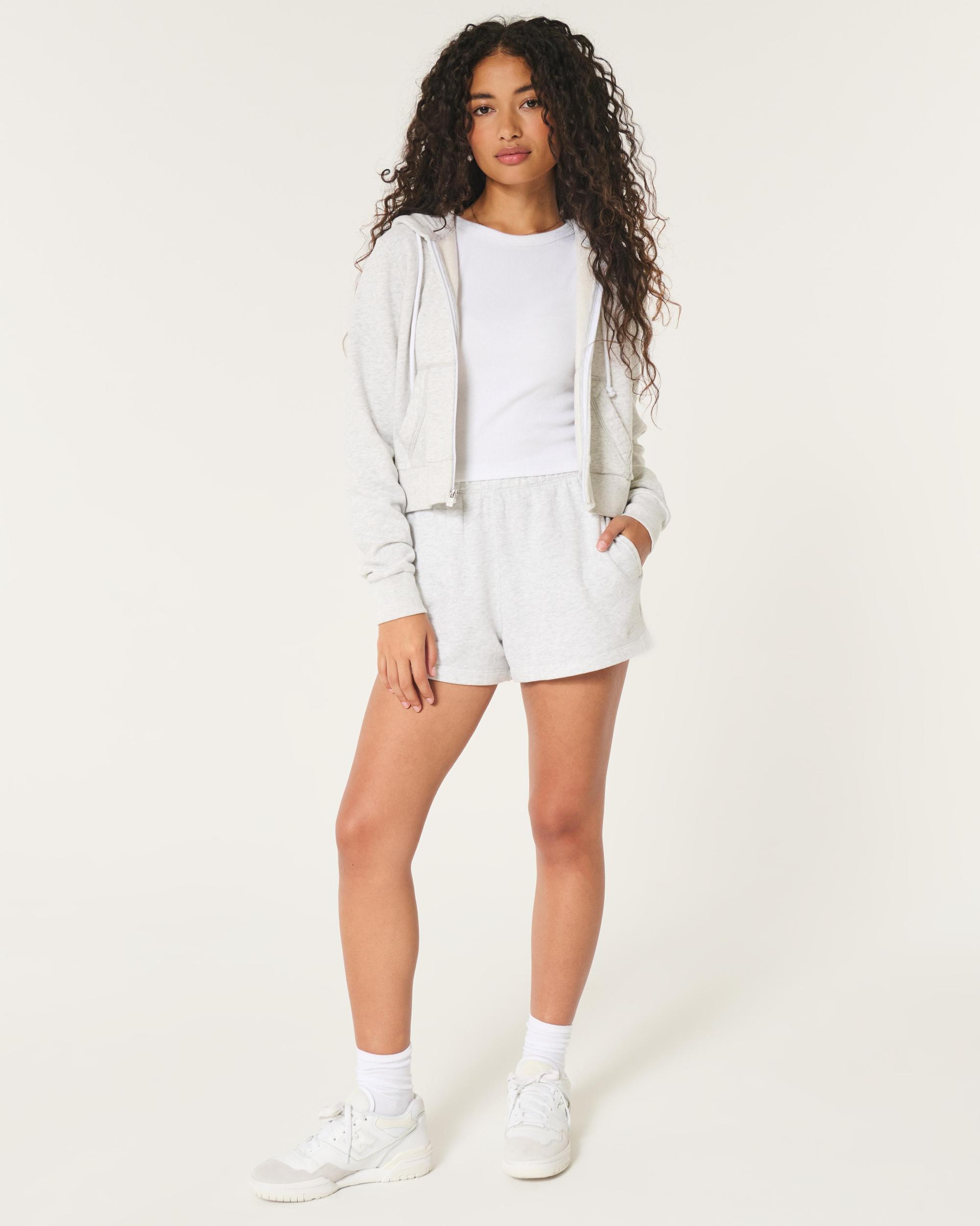 Adjustable Rise Fleece Shorts Product Image