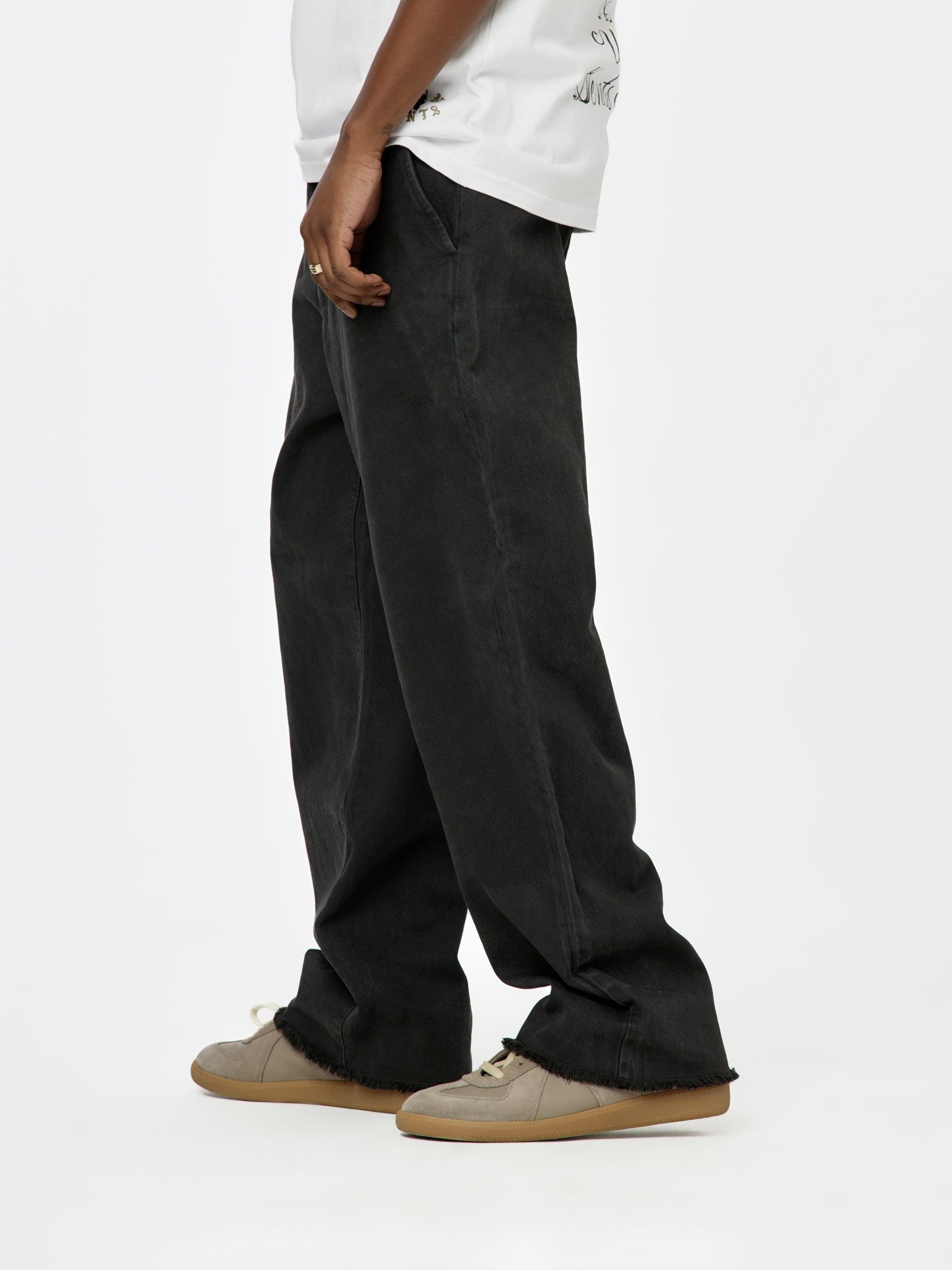 BXR + UNION CUT-OFF WORK PANTS (Black) Product Image