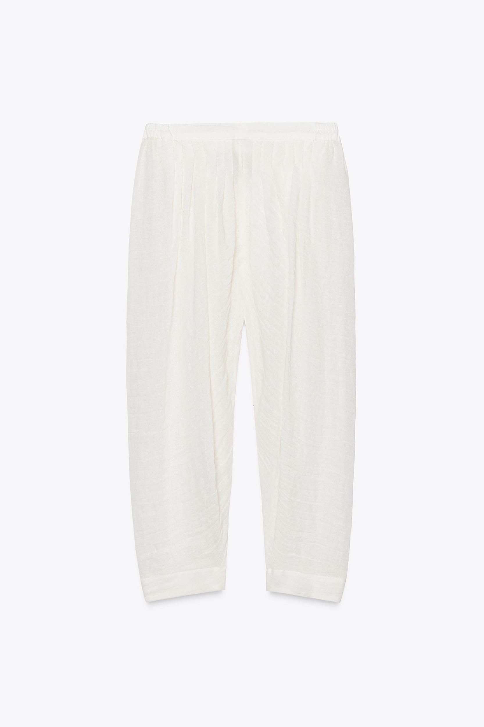 ZW COLLECTION LINEN BALLOON PANTS Product Image